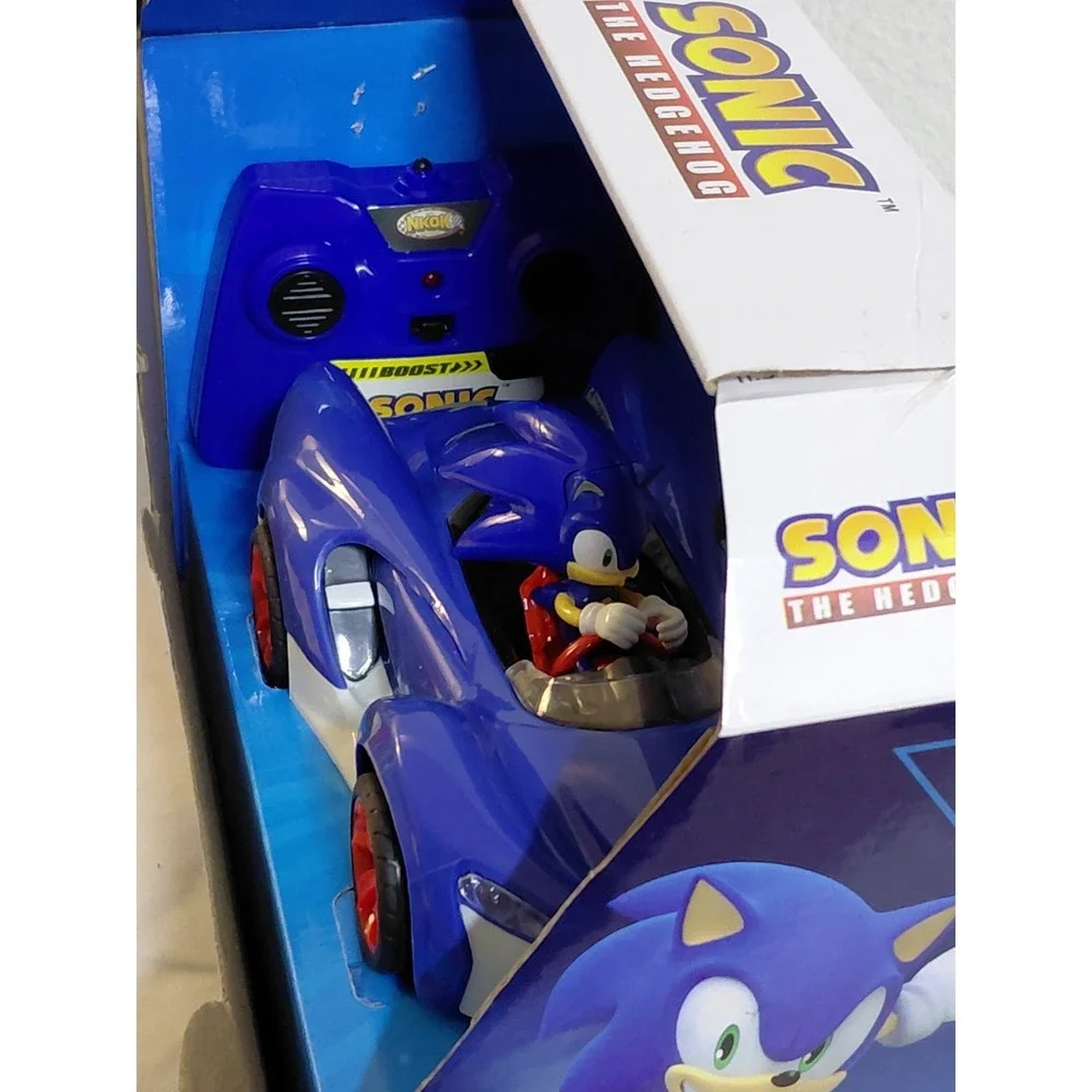 Sonic The Hedgehog 2.4GHz RC Radio Control Car Turbo Boost NKOK w/ Box